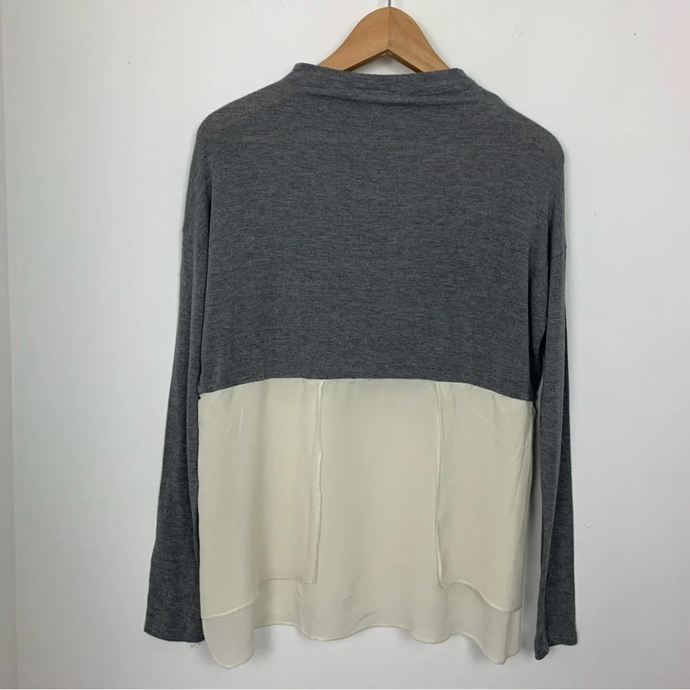 Aritzia Wilfred with Silk Colourblock Tunic Top - Picture 5 of 9